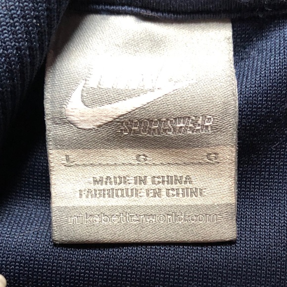 Dark Blue Nike Sweater w/ Zip Pockets - Picture 4 of 5